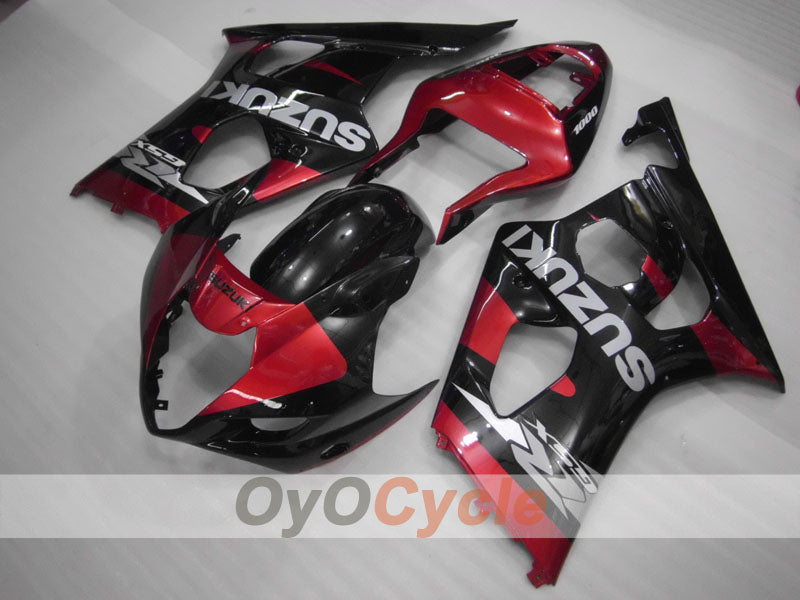 Injection Fairing kit for 03-04 GSX R1000 - Red, Black - Factory Style #OYO87901861 Secondary image