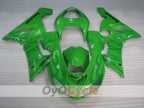 Injection Fairing kit for 05-06 NINJA ZX-6R - Green - Flame #OYO87901869