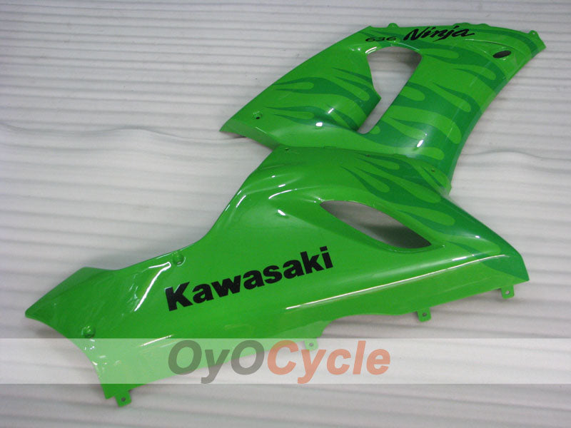 Left & Right Side Fairing For Kawasaki 05-06 Ninja ZX-6R #OYO87913101 Secondary image