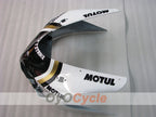 Injection Fairing kit for 05-06 NINJA ZX-6R - White, Black - Lucky Strike #OYO87901871