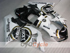 Injection Fairing kit for 05-06 NINJA ZX-6R - White, Black - Lucky Strike #OYO87901871