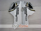 Injection Fairing kit for 05-06 NINJA ZX-6R - White, Black - Lucky Strike #OYO87901871