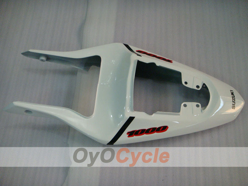 Injection Fairing kit for 03-04 GSX R1000 - White, Black - Factory Style #OYO87901874
