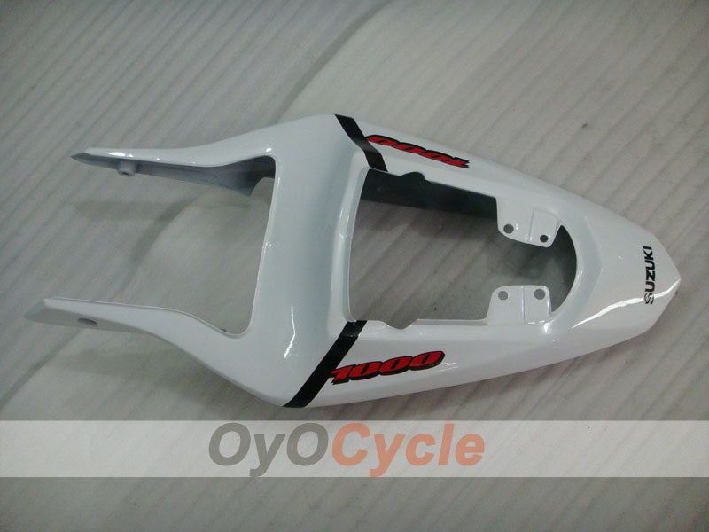 Injection Fairing kit for 03-04 GSX R1000 - White, Black - Factory Style #OYO87901879