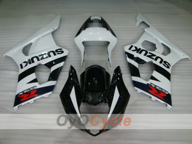Injection Fairing kit for 03-04 GSX R1000 - White, Black - Factory Style #OYO87901880 Secondary image