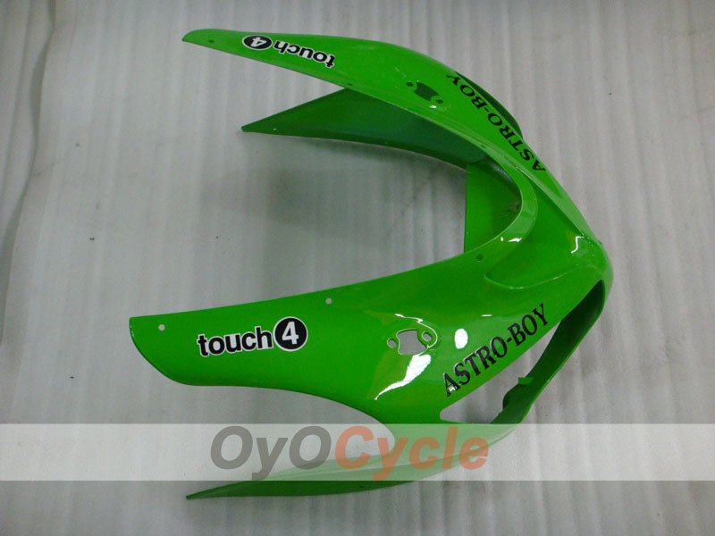 Injection Fairing kit for 05-06 NINJA ZX-6R - Green, Black - Nakano #OYO87901889