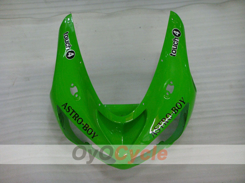 Injection Fairing kit for 05-06 NINJA ZX-6R - Green, Black - Nakano #OYO87901889