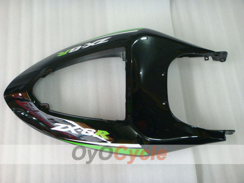 Injection Fairing kit for 05-06 NINJA ZX-6R - Green, Black - Nakano #OYO87901890
