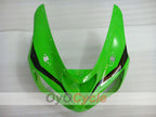 Injection Fairing kit for 05-06 NINJA ZX-6R - Green, Black - Nakano #OYO87901890