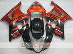 Injection Fairing kit for 03-04 GSX R1000 - Orange, Black - Factory Style #OYO87901893