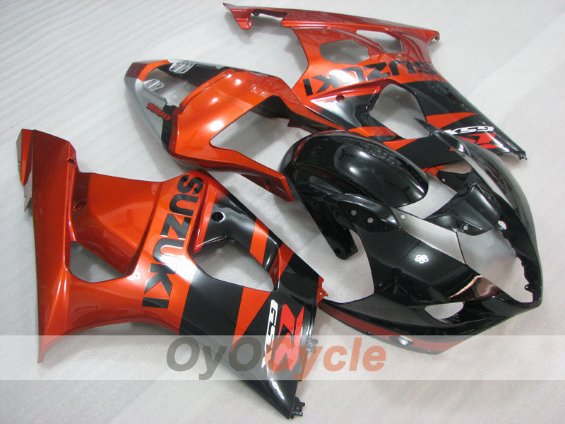Injection Fairing kit for 03-04 GSX R1000 - Orange, Black - Factory Style #OYO87901893
