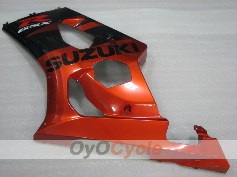 Injection Fairing kit for 03-04 GSX R1000 - Orange, Black - Factory Style #OYO87901893