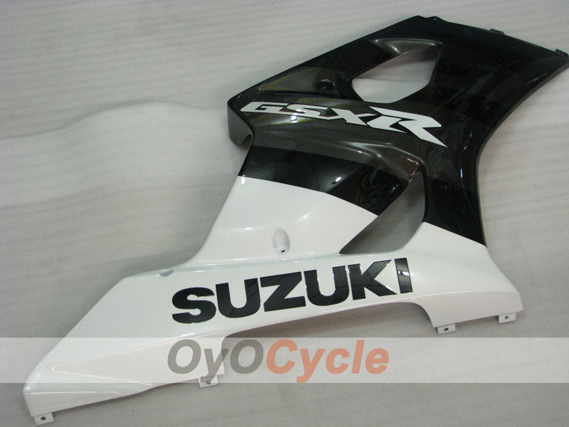 Injection Fairing kit for 03-04 GSX R1000 - White, Black - Factory Style #OYO87901907