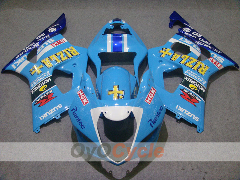 Injection Fairing kit for 03-04 GSX R1000 - Blue - Rizla+ #OYO87901922 Main image