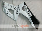 Injection Fairing kit for 05-06 GSX R1000 - White, Black - Corona, MOTUL #OYO87901945
