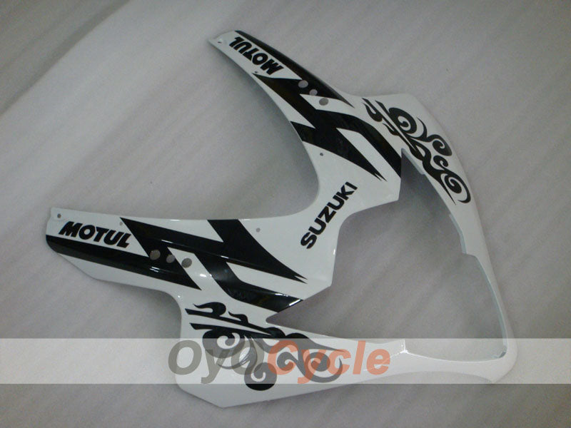 Injection Fairing kit for 05-06 GSX R1000 - White, Black - Corona, MOTUL #OYO87901946