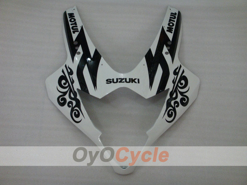 Injection Fairing kit for 05-06 GSX R1000 - White, Black - Corona, MOTUL #OYO87901946