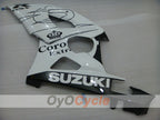 Injection Fairing kit for 05-06 GSX R1000 - White, Black - Corona, MOTUL #OYO87901946