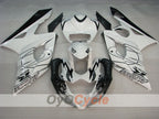 Injection Fairing kit for 05-06 GSX R1000 - White, Black - Corona, MOTUL #OYO87901949