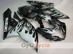 Injection Fairing kit for 05-06 GSX R1000 - White, Black - Flame #OYO87901966