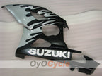 Injection Fairing kit for 05-06 GSX R1000 - White, Black - Flame #OYO87901966