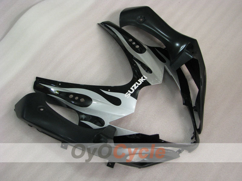 Injection Fairing kit for 05-06 GSX R1000 - White, Black - Flame #OYO87901966