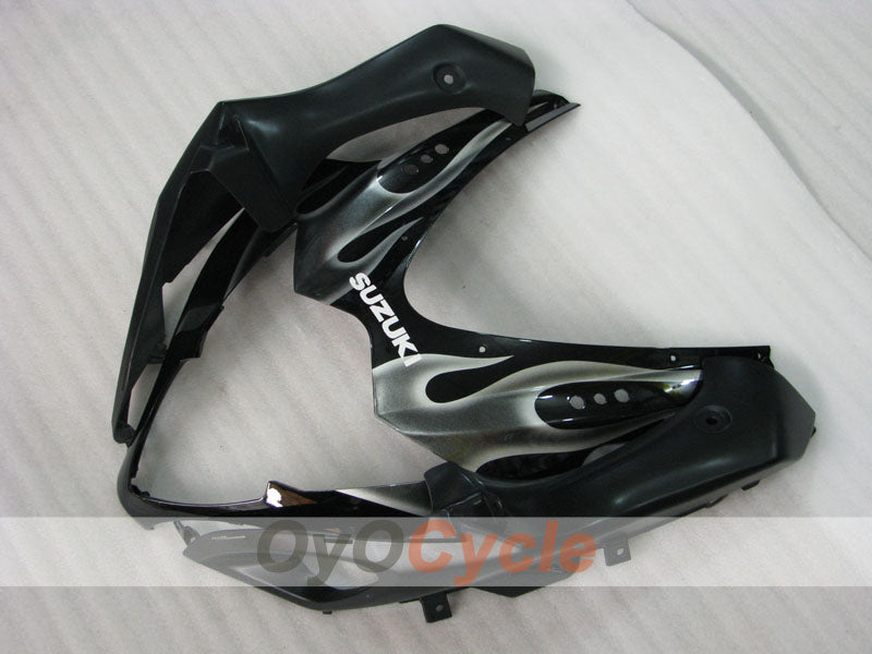 Injection Fairing kit for 05-06 GSX R1000 - White, Black - Flame #OYO87901969