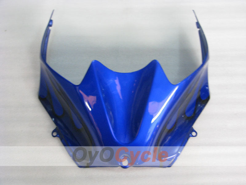 Injection Fairing kit for 06-11 NINJA ZX-14R - Blue, Black - Flame #OYO87902009