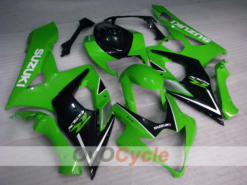 Injection Fairing kit for 05-06 GSX R1000 - Green, Black - Factory Style #OYO87902010