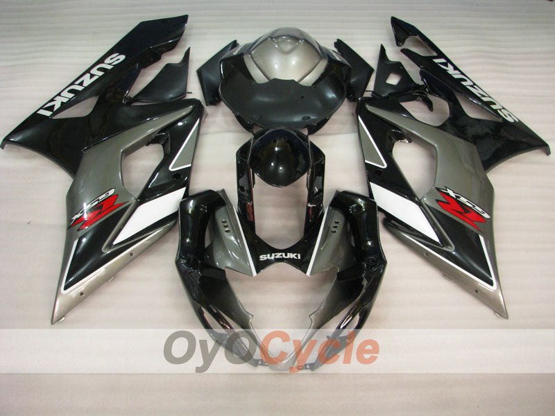 Injection Fairing kit for 05-06 GSX R1000 - Black, Silver - Factory Style #OYO87902035