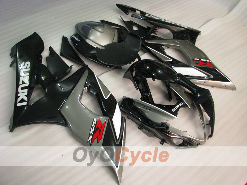 Injection Fairing kit for 05-06 GSX R1000 - Black, Silver - Factory Style #OYO87902035
