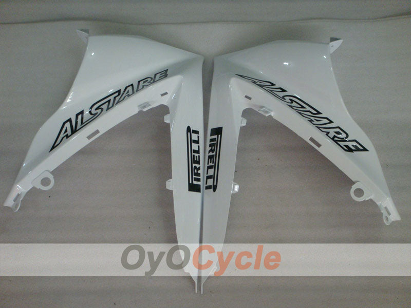 Injection Fairing kit for 07-08 GSX R1000 - White, Black - Corona, MOTUL #OYO87902079