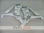 Injection Fairing kit for 07-08 GSX R1000 - White, Black - Corona, MOTUL #OYO87902079