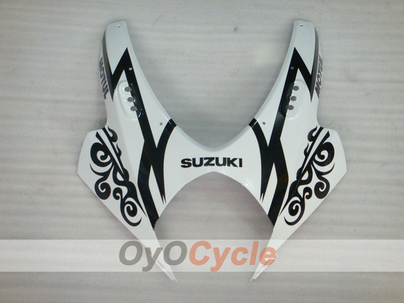 Injection Fairing kit for 07-08 GSX R1000 - White, Black - Corona, MOTUL #OYO87902083