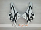 Injection Fairing kit for 07-08 GSX R1000 - White, Black - Corona, MOTUL #OYO87902083
