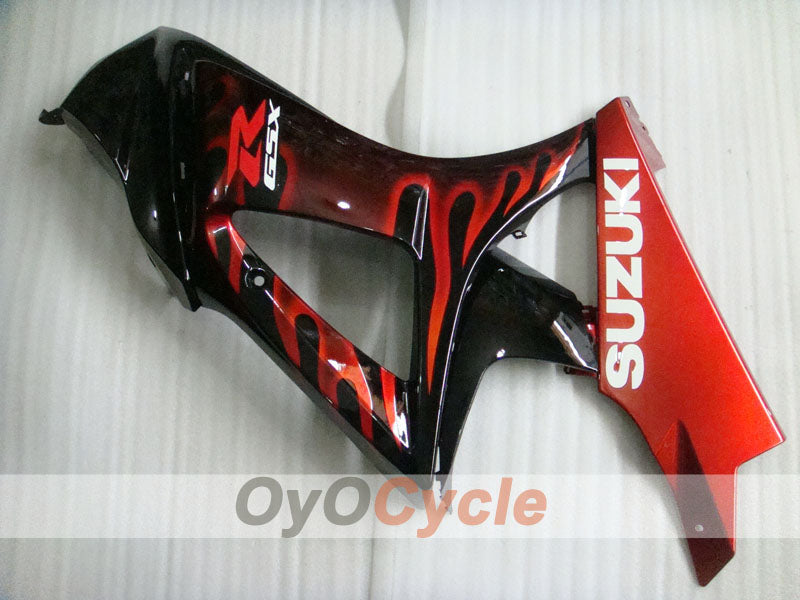Injection Fairing kit for 07-08 GSX R1000 - Red, Black - Flame #OYO87902098