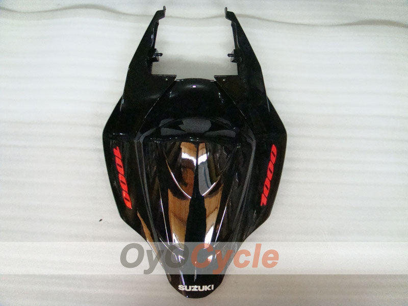 Injection Fairing kit for 07-08 GSX R1000 - Red, Black - Flame #OYO87902098