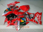 Injection Fairing kit for 07-08 GSX R1000 - Red, Black - JOMO #OYO87902102