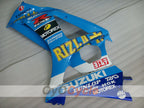 Injection Fairing kit for 07-08 GSX R1000 - Blue, Black - DUNLOP, Rizla+ #OYO87902143