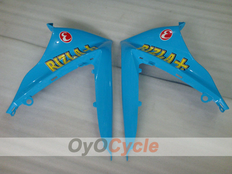 Injection Fairing kit for 07-08 GSX R1000 - Blue, Black - DUNLOP, Rizla+ #OYO87902156