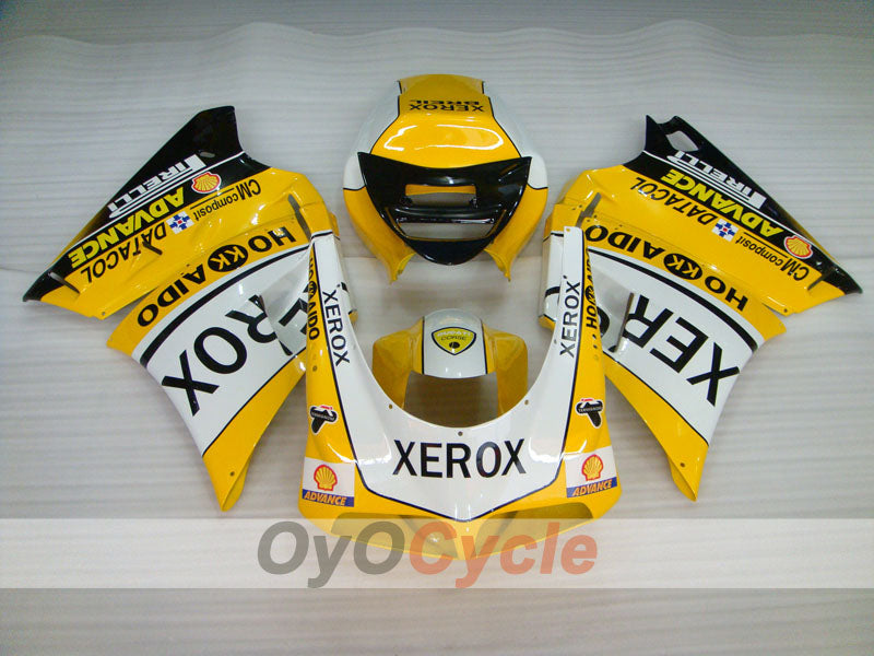 Injection Fairing kit for 99-02 Ducati 996 - Yellow, White - Xerox #OYO87902241 Secondary image
