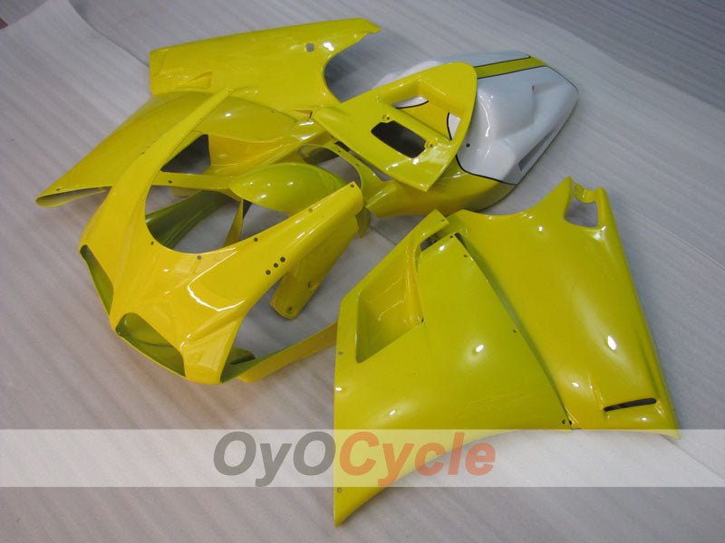 Injection Fairing kit for 02-04 Ducati 998 - Yellow, White - Factory Style #OYO87902275 Secondary image