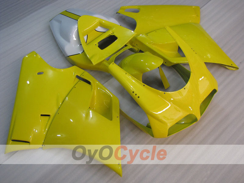 Injection Fairing kit for 02-04 Ducati 998 - Yellow, White - Factory Style #OYO87902275