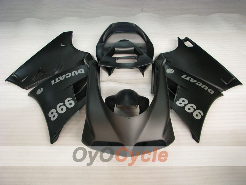 Injection Fairing kit for 02-04 Ducati 998 - Black, Matte - Factory Style #OYO87902282 Secondary image