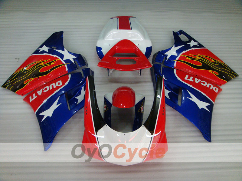 Injection Fairing kit for 02-04 Ducati 998 - Red, Yellow - Flame #OYO87902289 Secondary image