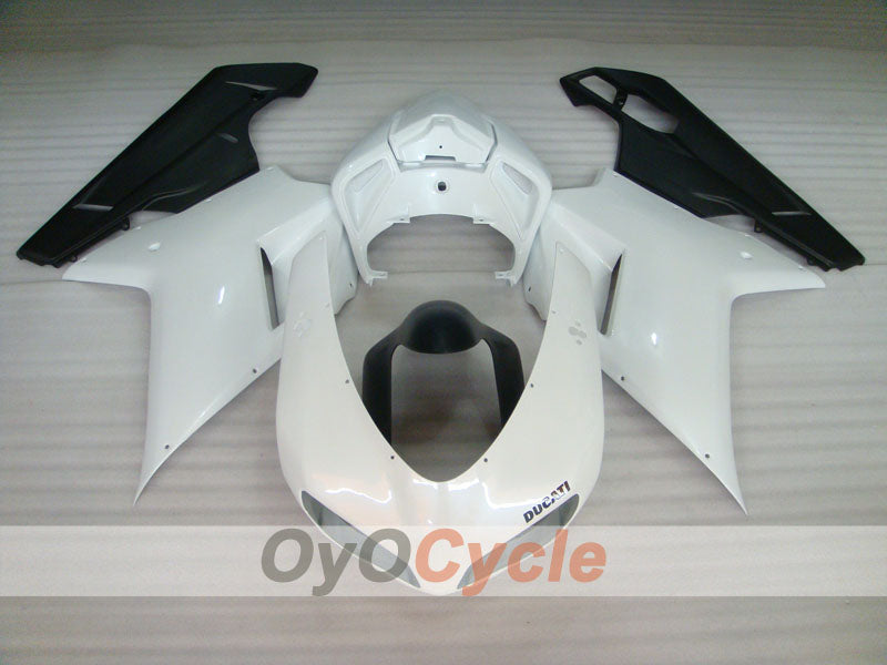 Injection Fairing kit for 09-11 Ducati 1198 - White, Black, Matte - Factory Style #OYO87902344 Secondary image