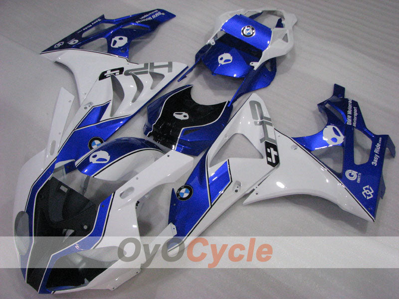 Injection Fairing kit for 09-14 BMW S1000RR - White, Black - PIRELLI #OYO87902402
