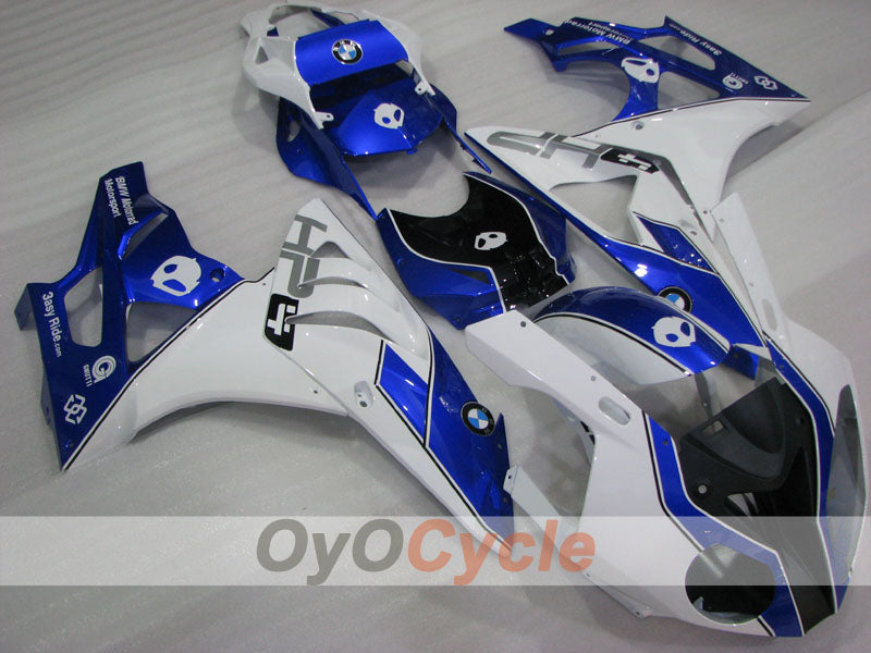 Injection Fairing kit for 09-14 BMW S1000RR - White, Black - PIRELLI #OYO87902402