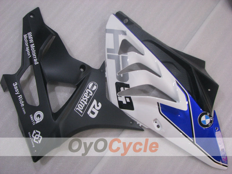Injection Fairing kit for 09-14 BMW S1000RR - White, Black - PIRELLI #OYO87902403