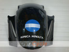 Injection Fairing kit for 03-04 CBR600RR - White, Black - Konica Minolta #OYO87902530